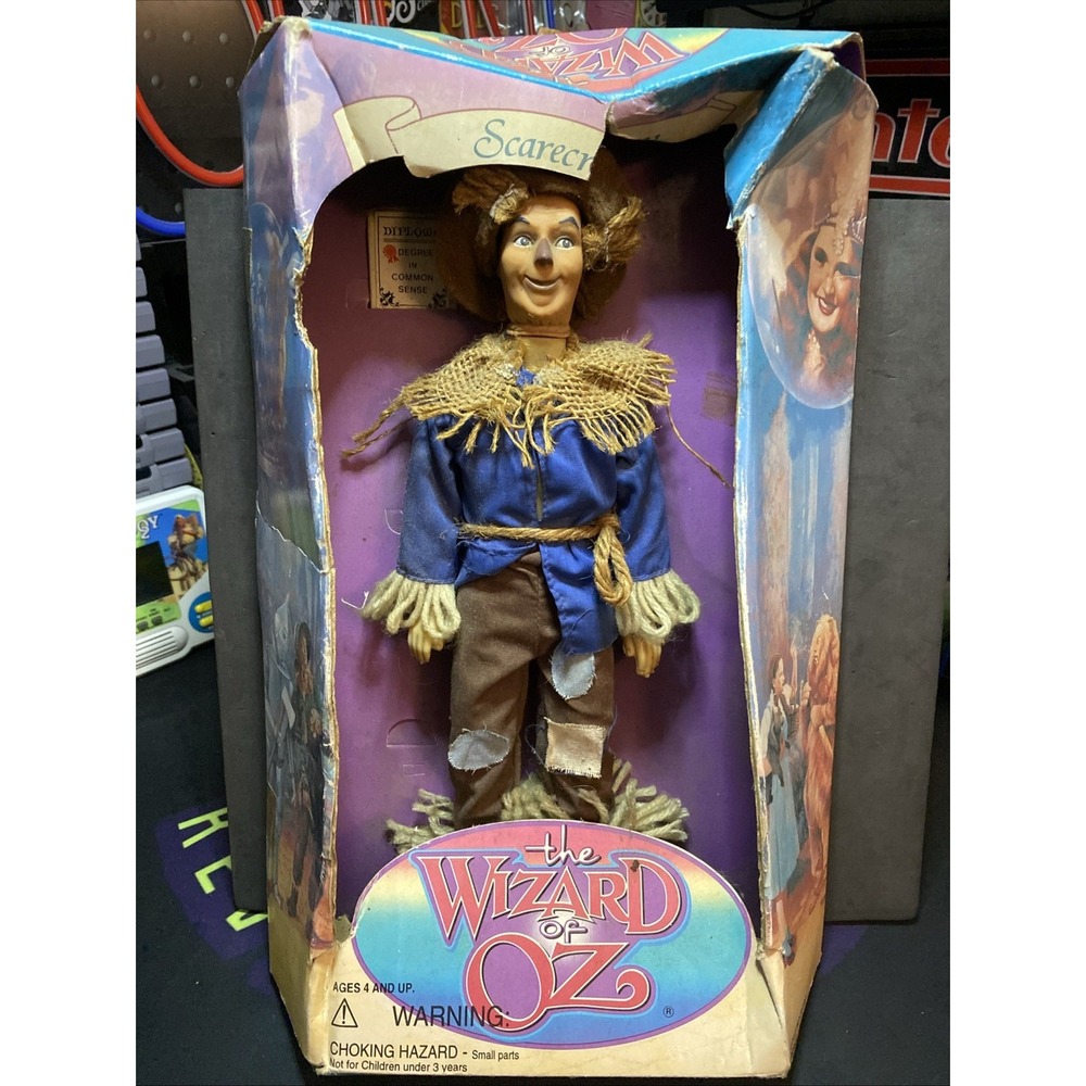 Vintage 1994 Scarecrow Wizard Of Oz In Box Box Has Damage See Pics